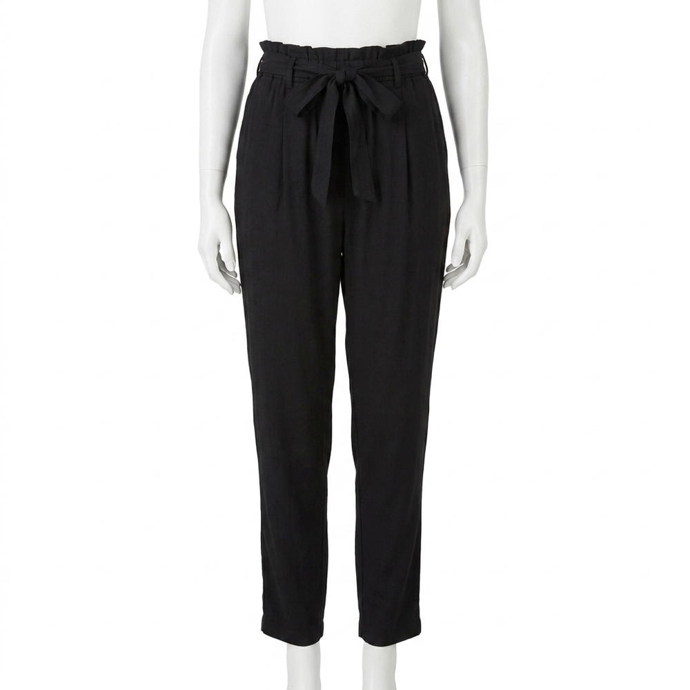 NEW BELLA DAHL women's belted trouser in black